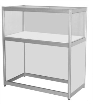 Showcase without doors